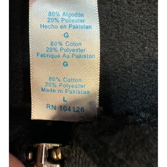 Tultex Black Hoodie Yes This Is A Cult Size Large Black Zip-Up - Picture 3 of 12